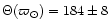 $\Theta(\varpi_\odot) =
184 \pm 8$