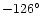 $-126^{\circ }$