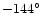 $-144^{\circ }$