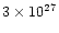 $3 \times10^{27}$