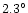 $2.3^{\circ}$
