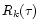 $R_k(\tau)$