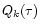$Q_k(\tau)$