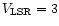 $V_{\rm LSR} = 3$