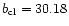 $b_{\rm cl} = 30.18$