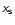 $\mathsfsl x_{\mathsf s}$
