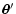 $\vec\theta'$
