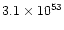 $3.1\times10^{53}$