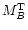 $M_{B}^{\rm T}$