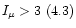 $I_\mu > 3\ (4.3)$