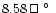 $8.58\,\ifmmode\hbox{\rlap{$\sqcap$ }$\sqcup$ }\else{\unskip\nobreak\hfil
\penal...
... }$\sqcup$ }
\parfillskip=0pt\finalhyphendemerits=0\endgraf}\fi\hbox{$^\circ$ }$