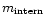 $m_{\rm intern}$