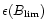 $\epsilon (B_{\rm lim})$