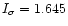 $I_{\sigma}=1.645$