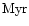 ${\rm Myr}$
