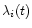 $\lambda_i(t)$