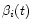 $\beta_i(t)$