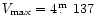 $V_{\rm max}=4\thinspace\hbox{$.\!\!^{\rm m}$ }137$