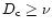 $D_{{\rm c}} \geq
\nu$