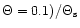 $\Theta =0.1)/\Theta _{\rm s}$