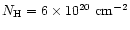 $N_{\rm H} =
6\times 10^{20}~\mbox{cm}^{-2}$
