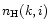 $n_{\rm H}(k,i)$