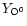 $Y_{\rm O^0}$