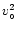 $v_{\circ }^2$