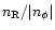 $n_{\rm R}/\vert n_{\phi}\vert$