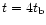$t=4t_{\rm b}$