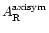 $A_{\rm R}^{\rm axisym}$