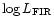 $\log L_{{\rm FIR}}$