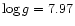 $\log g = 7.97$