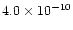 $4.0\times10^{-10}$