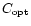 $C_{\rm opt}$