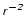 $\mathsfsl{r^{-2}}$