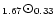 $_{1.67}\odot_{0.33}$