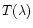 $T(\lambda)$