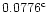 $\rm0.0776^{c}$