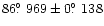 $\rm 86 \hbox{$.\!\!^\circ$ }969 \pm 0 \hbox{$.\!\!^\circ$ }138$