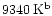 $\rm 9 340\,K^{b}$