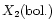 $X_{2}{\rm (bol.)}$