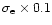 $\sigma_{\rm e} \times 0.1$