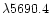 $\lambda 5690.4$