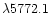 $\lambda 5772.1$
