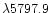 $\lambda 5797.9$