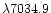 $\lambda 7034.9$