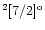 $^2\lbrack7/2\rbrack^{\rm o}$