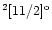 $^2\lbrack11/2\rbrack^{\rm o}$