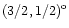 $(3/2,1/2)^{\rm o}$